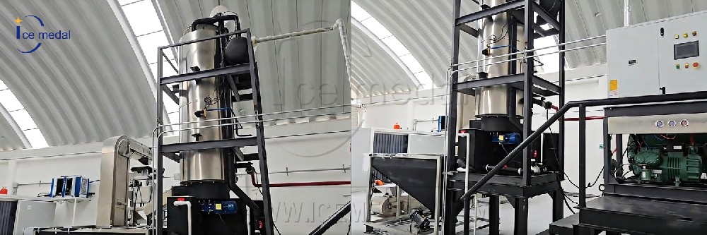 墨西哥食用冰廠(chǎng)10噸管冰機(jī)自動(dòng)化產(chǎn)線(xiàn)